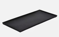 Dekotablett Schwarz Tablett Zum Dekorieren Deko Serviertablett Aus Metall NEU