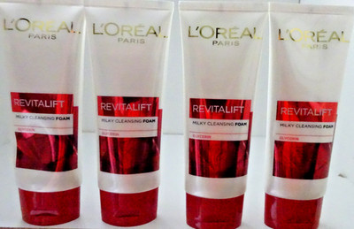 Loreal Paris Revitalift Milky Cleansing Foam 4 X 100 ml = 400 ml