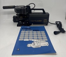 Vintage Canon VC-50A Color professional Video Camera UNTESTED Manual Very Rare