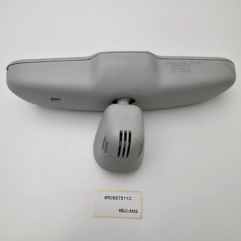 2008-2012 Audi Q7 Interior Rear View Mirror Auto Dim w/Compass 8R0857511C - Image 2 of 4