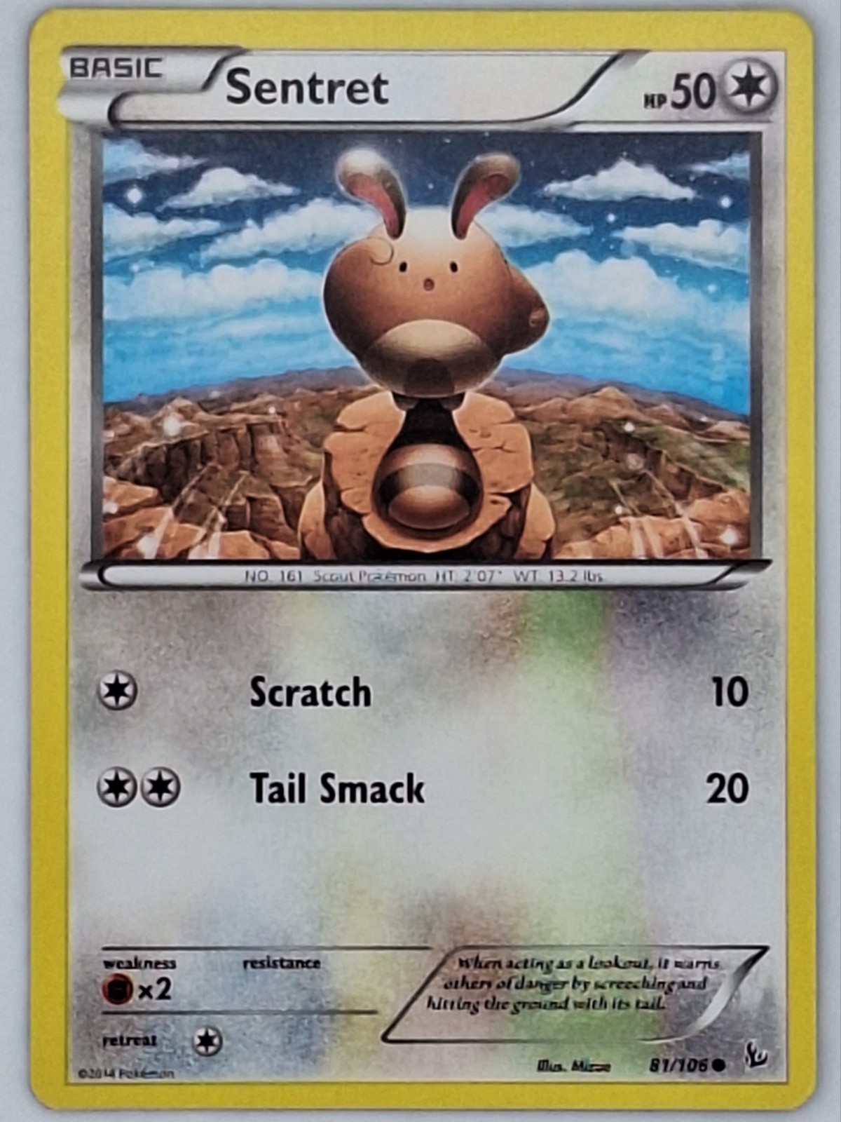 Sentret 81/106 Pokemon - XY Flashfire MP