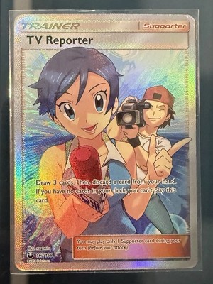 TV Reporter (Full Art) 167/168 Sm-Celestial Storm Holo