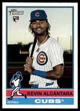 Kevin Alcantara 2025 Topps Heritage Rookie Card RC | #353 Chicago Cubs. rookie card picture