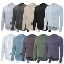Men's Cycling Jersey Long Sleeve Lightweight Pro Team Anti-sweat Breathable Road