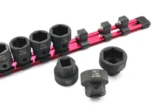 11pc 1/2" Drive Nano Low Profile Impact Socket Set SAE 3/8" - 1" W/HOLDER