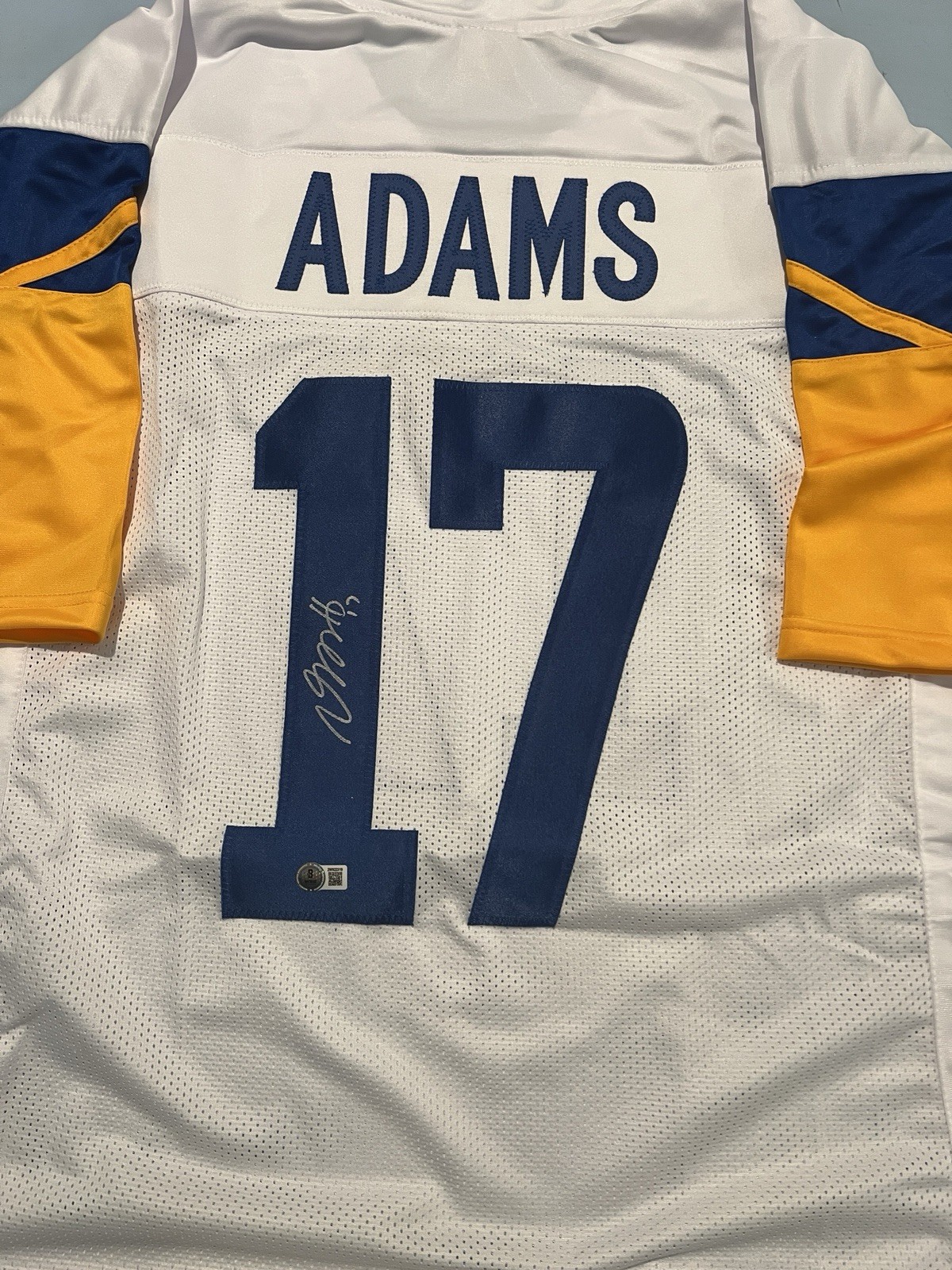 Davante Adams Autographed Signed Los Angeles Rams /Auto LA Rams Jersey Beckett 