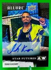 2022 Upper Deck Allure AEW BLUE Line Auto Autograph #139 Isiah Kassidy #'d 32/35