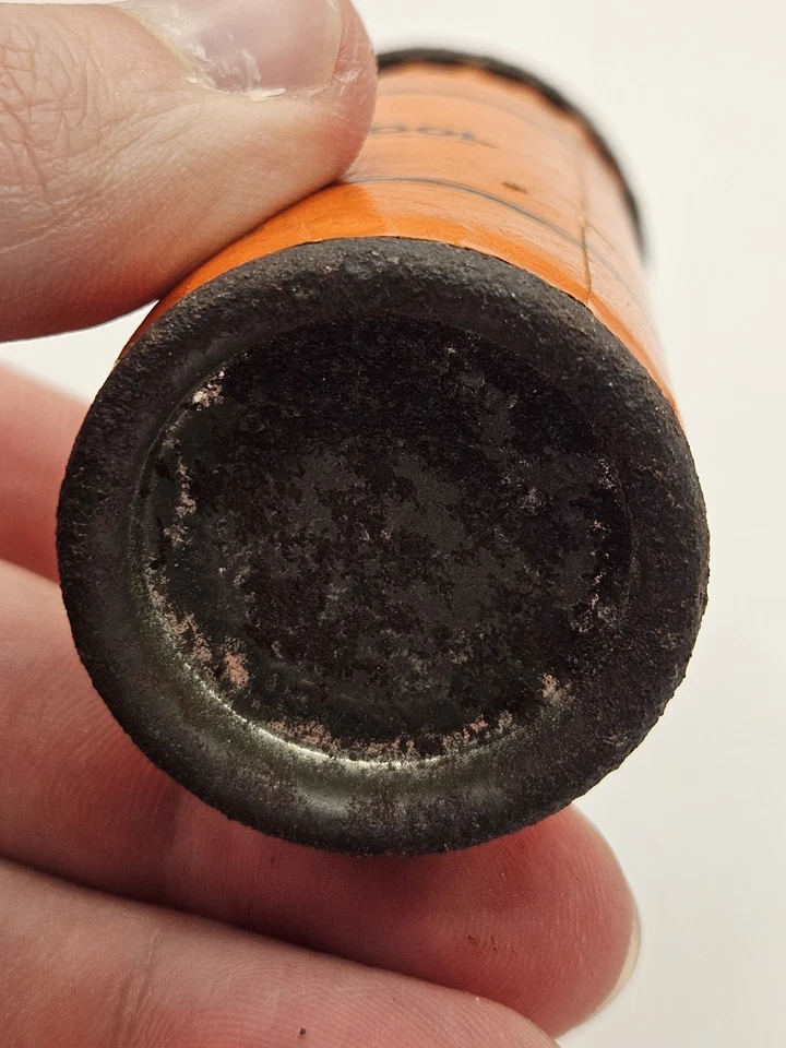 РЕКЛАМНАЯ БУТЫЛКА TYDOL VEEDOL МАСЛО БЕНЗИН ГРАФ ЦЕППЕЛИН ОКТЯБРЬ 1928 Запечатанная Ржавчина - Изображение 4 из 4