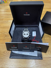 TUDOR Black Bay Chrono 79360 41mm White Dial Steel Bracelet Box Papers