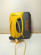 Sony Walkman WM-SXF10 Sports Radio Cassette Player  Sony MDR-A15, FULLY WORKING