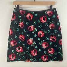 Esprit Vintage Velour Y2K Floral Miniskirt