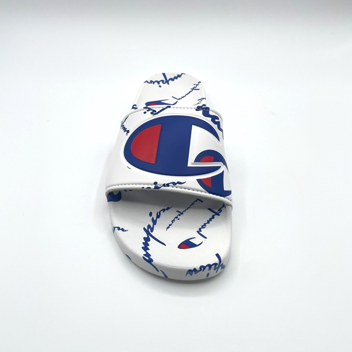 Champion - IPO Warped - White - Slide Sandals | eBay