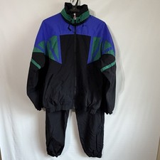 Vintage FILA Tracksuit 90s Colorblock Windbreaker Jacket Pants Set US 38 US 32
