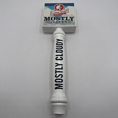 Long Trail Brewing Co Tap Handle Vermont Beer Mostly Cloudy 12'' Wood