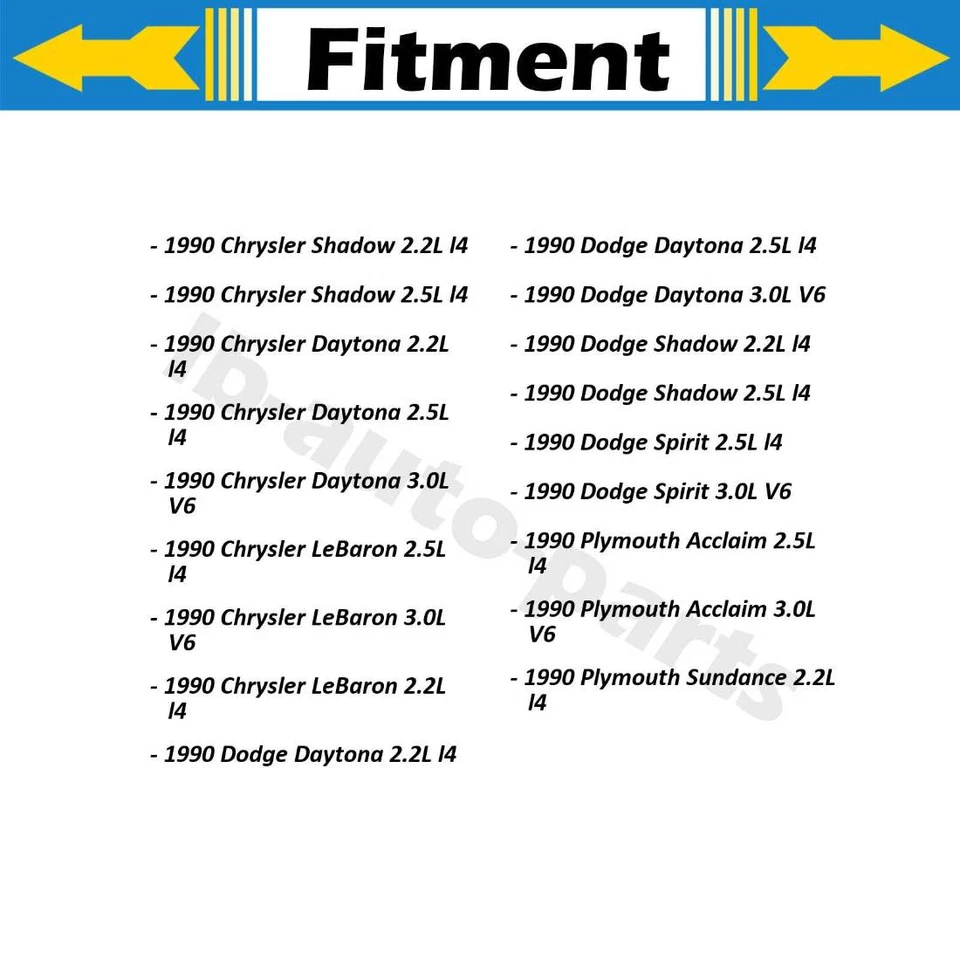 Front Rear Brake Hose Dorman 4PCS For 1990 Chrysler Shadow 2.5L - Image 2 of 4