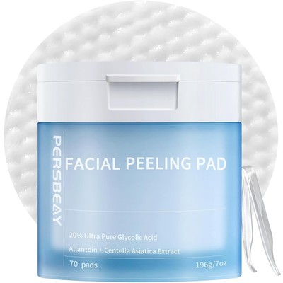 Glycolic Acid Pads, Exfoliating Toner Pads for Facial Radiance, Dual Action... 