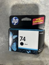 New HP 74 Black Ink Cartridge Sealed Boxes Old Shelf -Expired CB335WN Free Ship