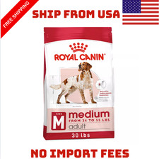 Royal Canin Size Health Nutrition Medium Breed Adult Dry Dog Food 30 LB