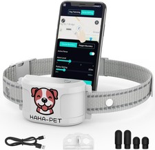 GPS Electric Dog Collar with Free App, Wireless Fence System with Training Co...