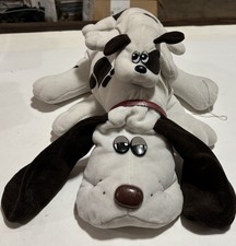 Vtg 80s Tonka Mommy Pound Puppy Plush Toy Spots Floppy Ears w/Pup 18"