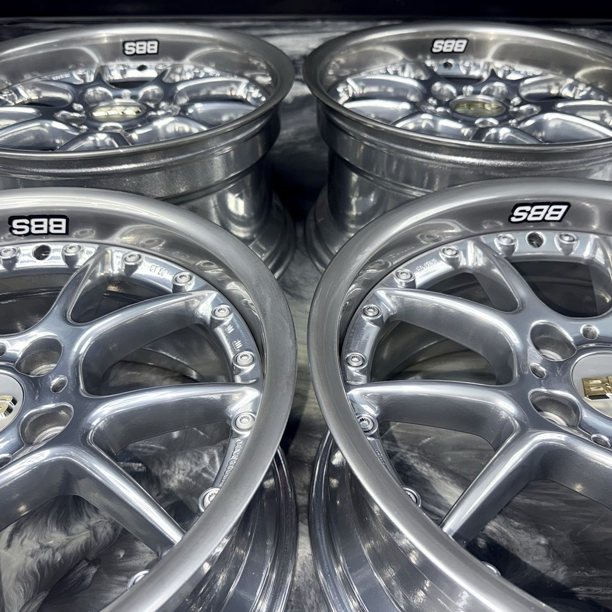 BBS RK II RK505 RK506 17X8 17X9 5X120 BMW STAGGERED 2 PIECE WHEELS