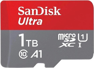 SanDisk Ultra 1TB Micro SD SDXC A1 UHS-I 4K HD Class 10 120MB/s Memory Card