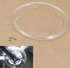 5 Löcher 21cm Kunststoff Fahrrad Kurbel Rad Kette Bash Guard klar Fahrrad +5 Schrauben