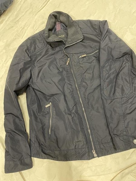 Men Massimo Dutti Jacket Navy Polyester 38 / M /