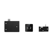 Rechargeable Fingerprint Keyless Smart Panel Board Cabinet Door Drawer Lock A