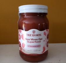 True Sea Moss Gel Superfood Strawberry 16 Fl Oz Exp 08/26 Brand New