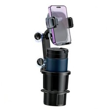 2 in 1 Phone Holders for Your Car, 360 Rotation Car Phone Medium Size-Black