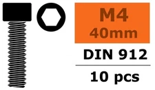 GForce - 4x40mm 10pcs steel socket head screws