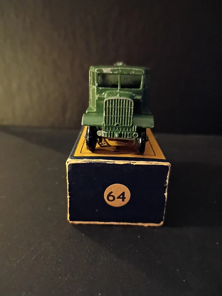 Matchbox #64A Scammell Breakdown Truck BPW 1959 Оригинальная Коробка B3 - Изображение 3 из 4