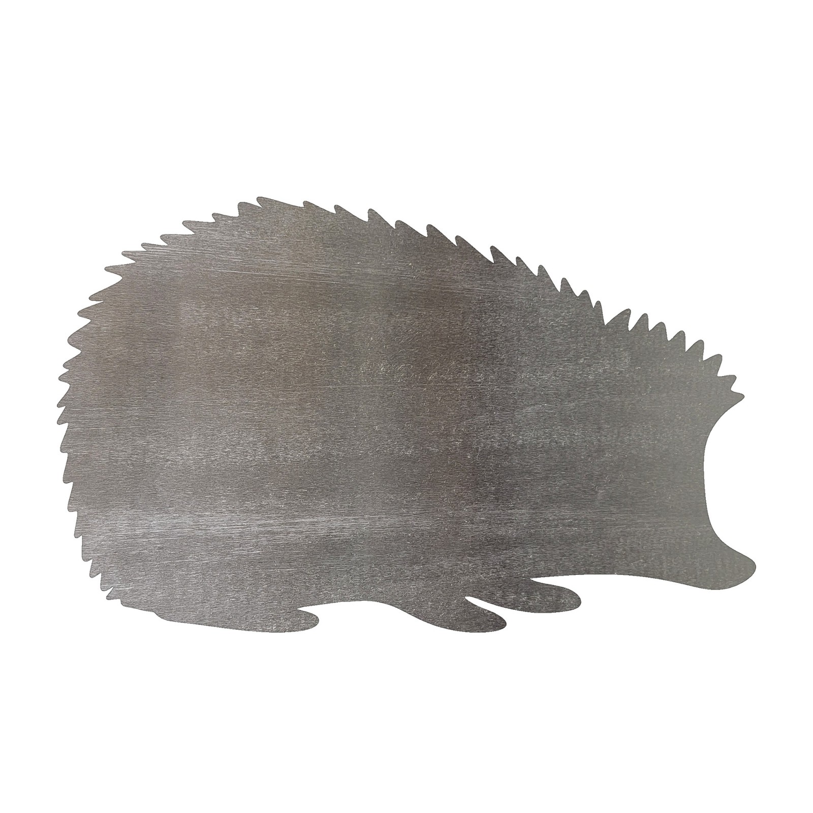 Hedgehog 3 Steel Cutout Shape, Raw Metal Wall Art and Craft Supply
