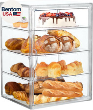 Bread Box,Large Bread Boxs for Kitchen Countertop - 4 Layers Adjustable Bread St