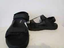 Eddie Bauer Mens Anaon Open Toe Slingback Cushioned Sandals Black Size 8