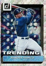 WANDER FRANCO ~ 2022 Donruss Baseball Trending Rapture Insert Card #7 (A336)
