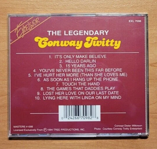 Conway Twitty - The Legendary - Greatest Hits - Versandrabatt ab zweiter CD - - Bild 3 von 3