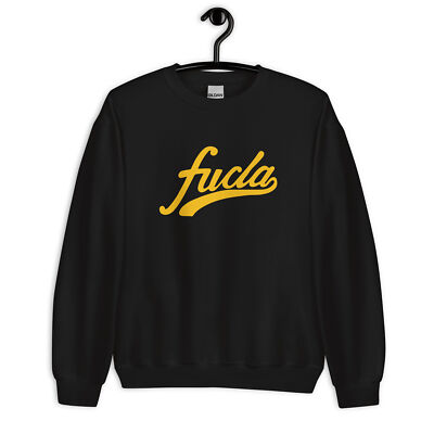 Hot!! Trojans-Inspired Parody Logo Unisex Sweatshirt FUCLA Red & Gold S-5XL