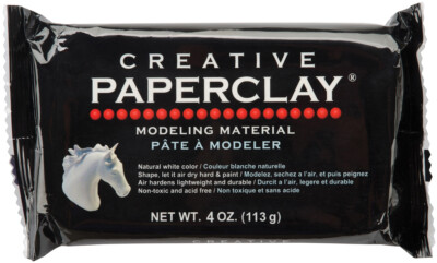 Creative Paperclay 4oz-White,1 Pack of 1 Piece