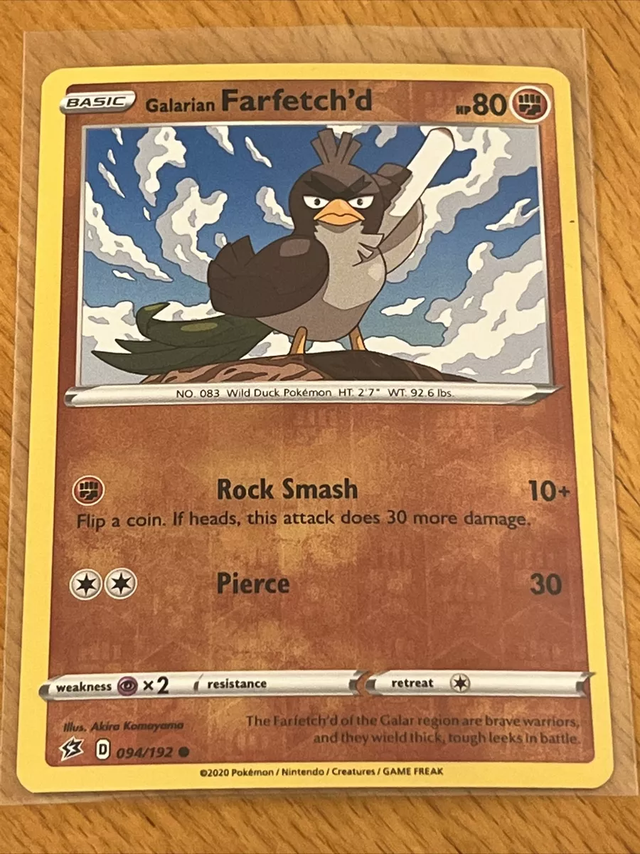 Farfetch'd de galar 94/ Carta pokemon tcg