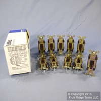 10 Eagle Electric Brown Commercial Toggle Light Switches 20a Single Pole Cs120b 10 Eagle Electric Brown Commercial Toggle Light Switches 20a Single Pole Cs120b