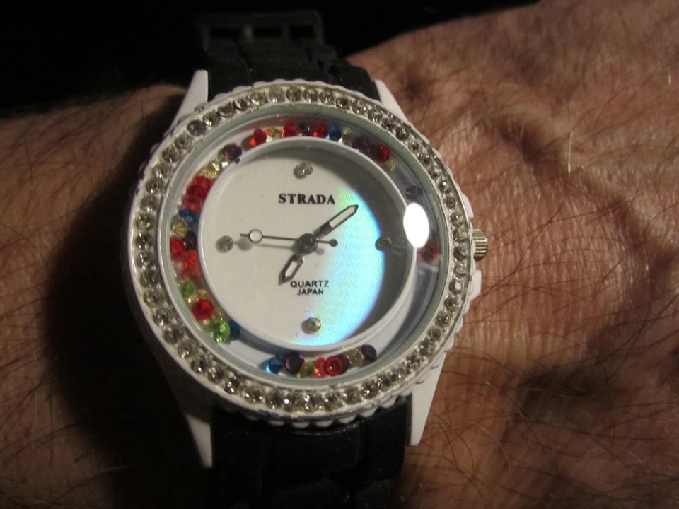 RELOJ STRADA CRISTALES FLOTANTES EN BISEL - SE ADAPTA A 8" - BBA-33E Foto 2 de 4