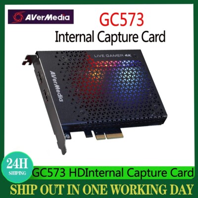 AVerMedia GC573 Low latency Live Capture Card 4K60 HDR10 Broadcast Xbox X/S OBS 