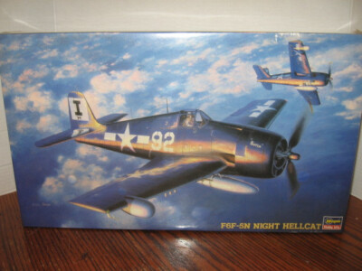 VTG Hasegawa F6F-5N Night Hellcat  1/32 Scale Model Kit 51590 1993
