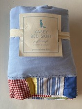Pottery Barn Kids Kasey Crib Skirt Blue - New