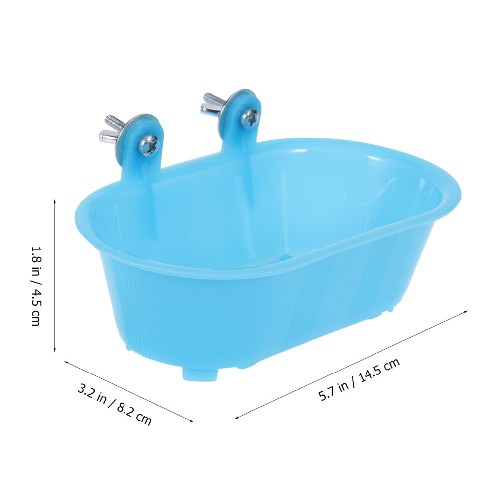1pc Bathtub Bird Bath for Cage Budgie Accessories Parrot Cage Bath eBay