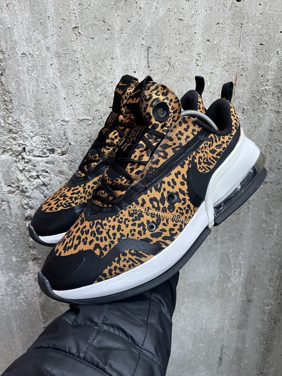 nike air max up trainers chutney black white animal