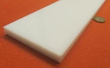 HDPE White Bar 1/2" Thick x 3.50" Wide x 24" Long, 2 Pcs, 4 Ft Total