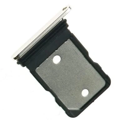 Sim Karten Halter Tray Fach Adapter Schlitten für Google Pixel 7 Pro Silber - Bild 1 von 2
